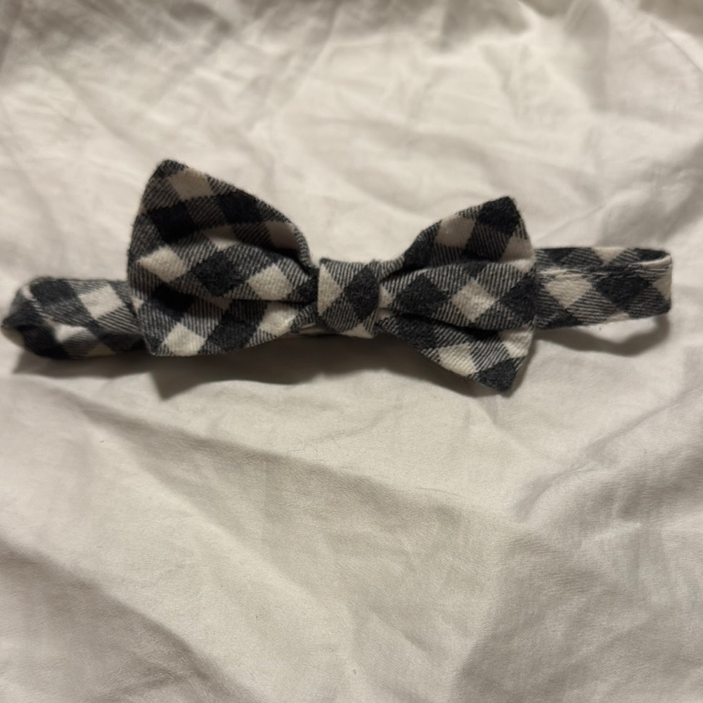 Plaid Boys Bow Tie